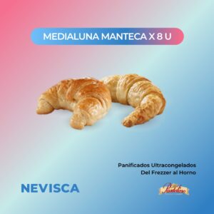 01330 - MEDIALUNA MANTECA 40 gr x 8 U